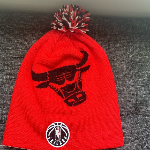 Vintage Chicago bulls Pom knit beanie - Picture 3 of 3